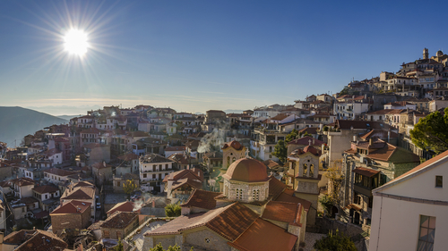 Arachova en Grecia