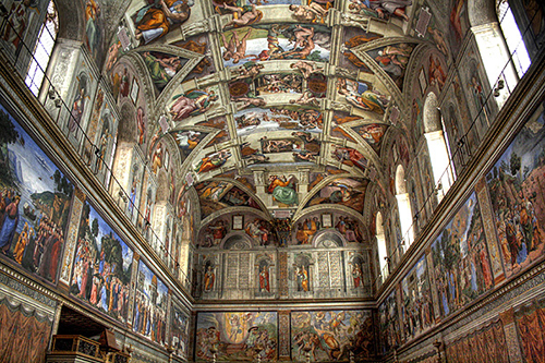 Capilla Sixtina en El Vaticano