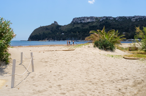 Playa el Poetto en Cagliari