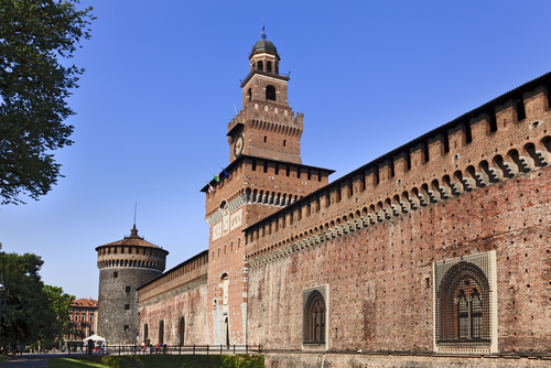 Castillo Sforzesco en Milán