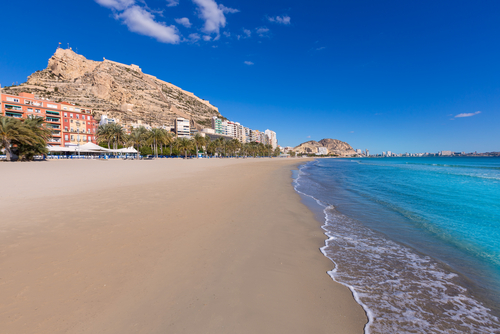 Playa del Postiguet en Alicante