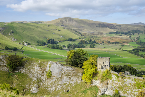 Peveril Castle en Peak District