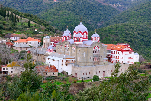 Monasterio Griego en el Monte Athos