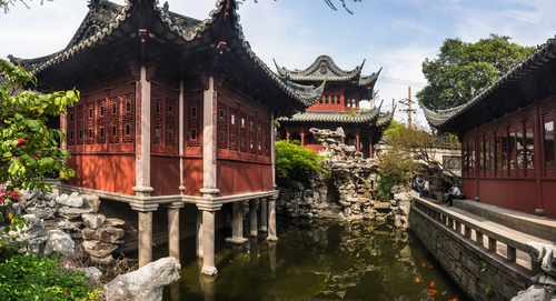 Jardines de Yuyuán en Shanghai