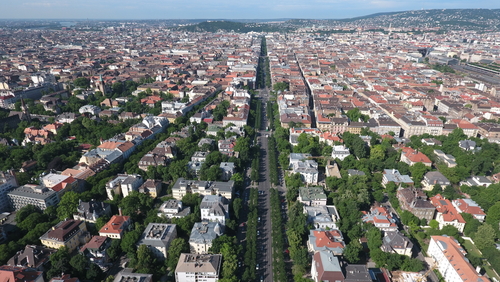 Avenida Andrassy en Budapest