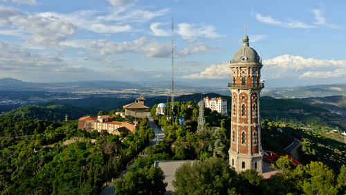 Torre de Aguas en el Tibidabo