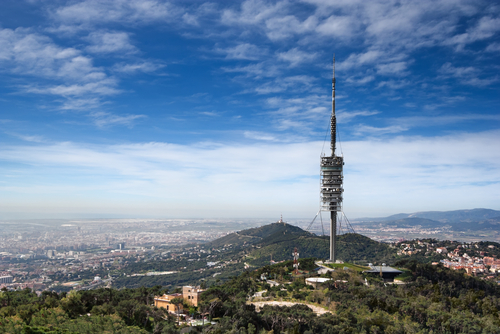 Torre de Collserola en el Tibidabo