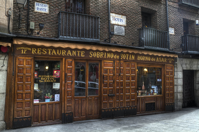 Restaurante Sobrino de Botín en Madrid