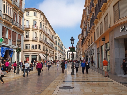 Calle Larios en Málaga