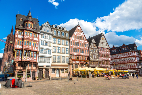 Romerberg en Frankfurt