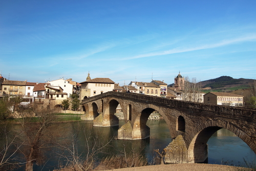 Puente de la Reina en el Camino Francés