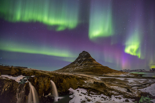 Aurora boreal en Islandia