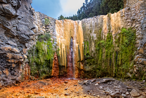 Cascada de los Colores en la Caldera de Taburiente