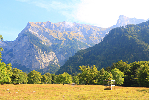 Maienfield, paisaje de Heidi