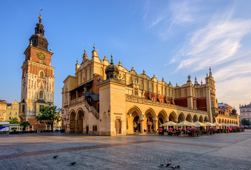 Torre del antiguo ayuntamiento de Cracovia