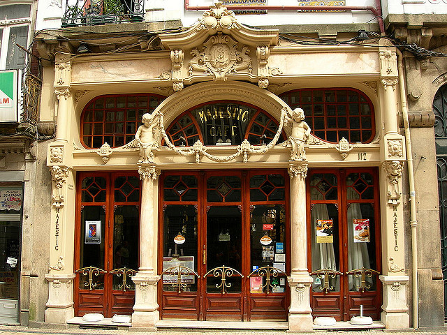 Café Majestic en Oporto