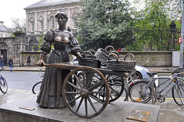 Estatua de Molly Malone en Dublin