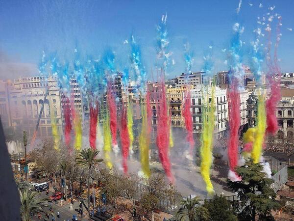 Fallas de Valencia, Mascletá