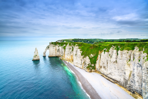 Acantilados de Étretat en Francia