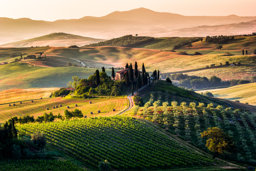 Toscana en Italia