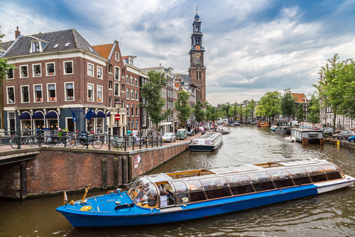Westerkerk en Ámsterdam