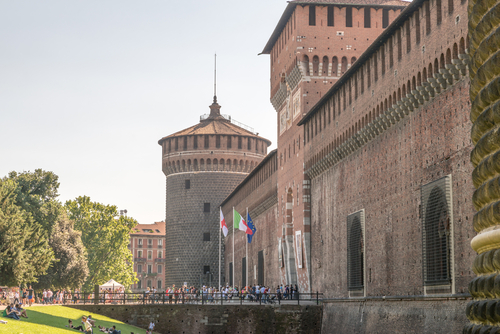 Castillo Sforzesco en Milán