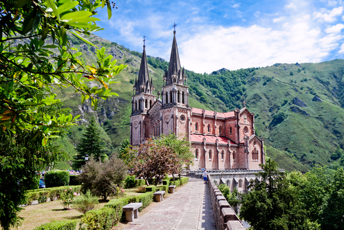 Covadonga en el este de Asturias