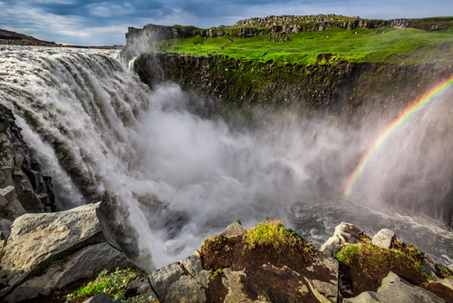 Cascada Dettifoss en Islandia