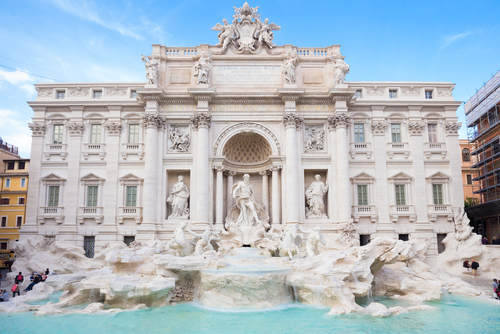 Fontana di Trevi en Roma