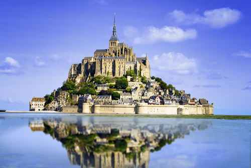 Mont Sint Michel en Francia