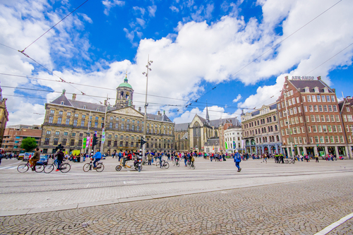 Plaza Dam en Ámsterdam