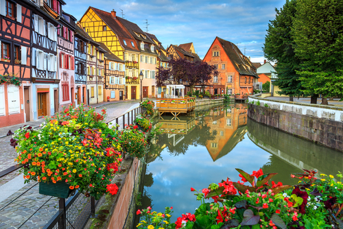 Vista de Colmar en Alsacia