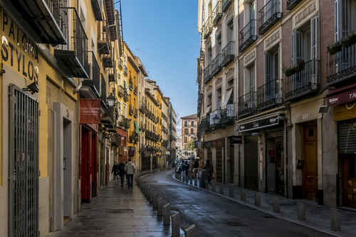 Barrio de La Latina en Madrid