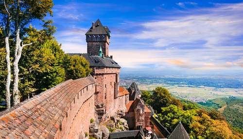 Castillo Haut-Koenigsbourg en Alsacia