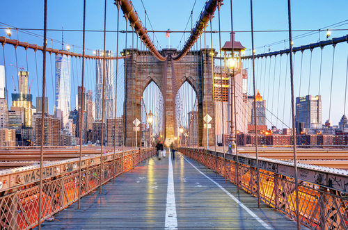 Puente de Brooklyn en Nueva York