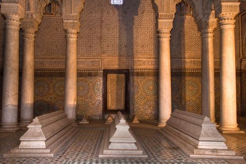 Tumbas saadies en Marrakech