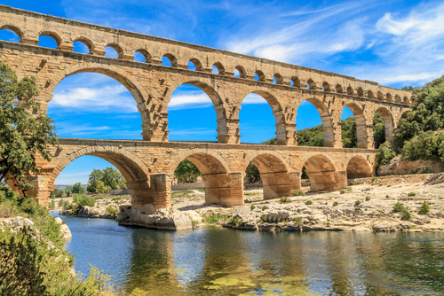 Acueducto romano en Nimes