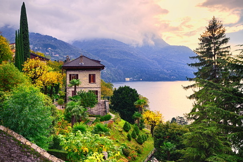 Lago di Como en Italia
