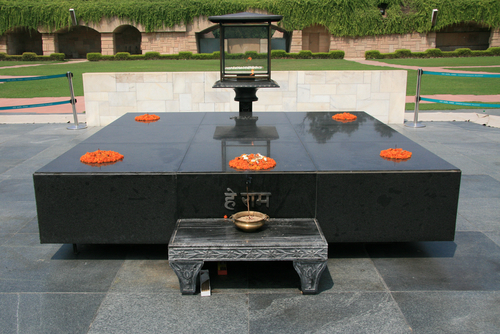 Raj Ghat en Delhi