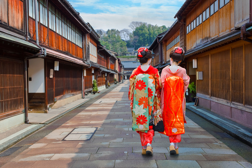 Geishas en Kioto