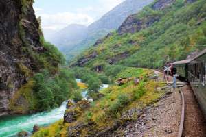 Tren de Flam en Noruega