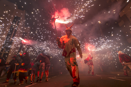 Baile de diablos en Tarragona