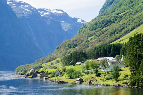 Gudvagen en Noruega