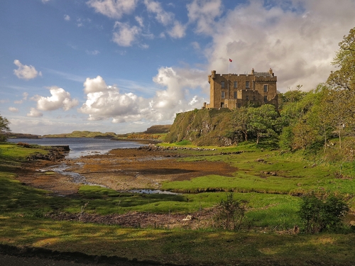 Castillo de Dunvegan en Escocia