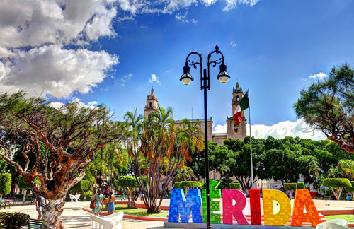 Plaza Grande Mérida en Mexicco