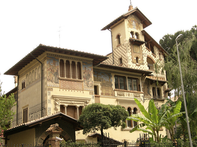 Chalé de las Hadas en el barrio de Coppedè