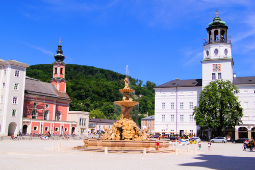 Residenzplatz en Salzburgo