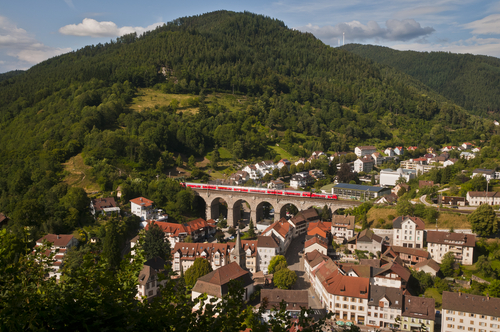 Tren panorámico en Hornberg