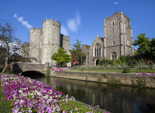 Río Stour en Canterbury