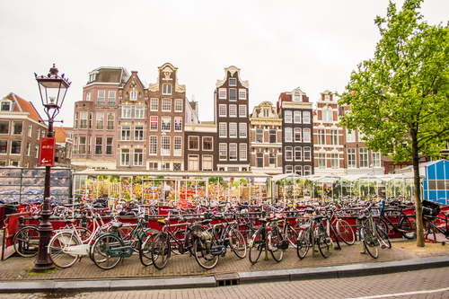 Bicicletas en Ámsterdam, Holanda